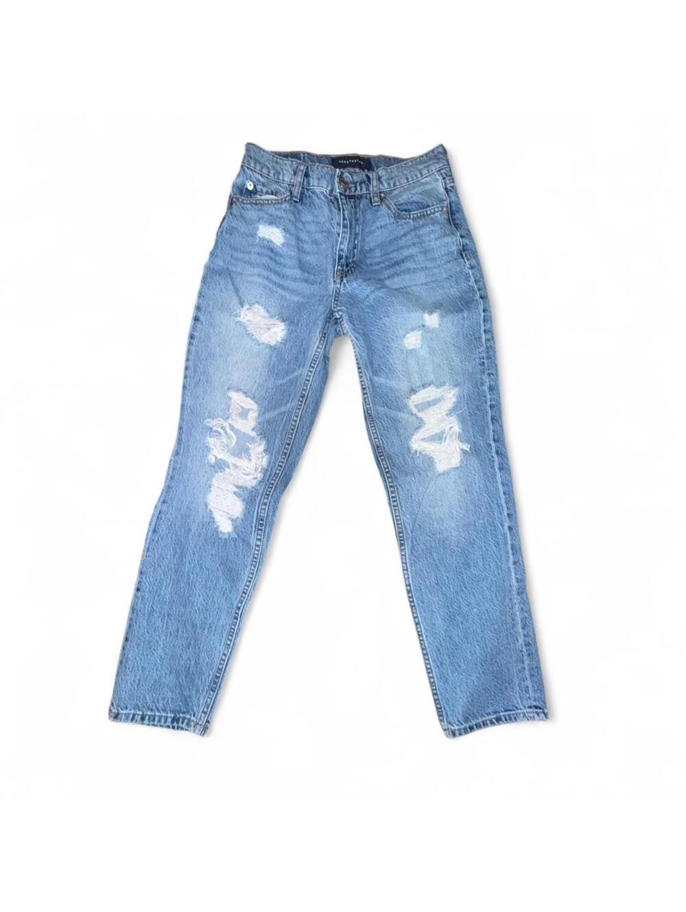 Aeropostale Mom Jeans – Light Wash Distressed
